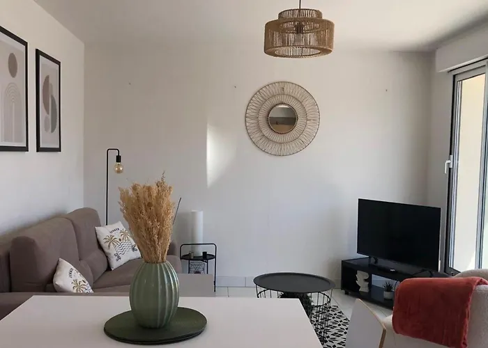 With Bright Sunny Balcony